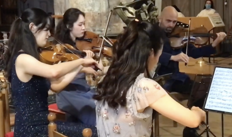 VIDEO - Il Quartetto Esmé chiude la stagione di Armonie in Valcerrina